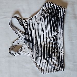 Gap fit zebra print activewear sport bra size Xsmall